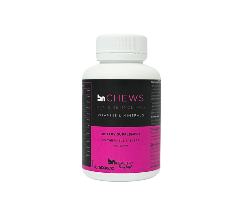 BN Chews Wild Berry Iron Free - Chewable Multivitamins