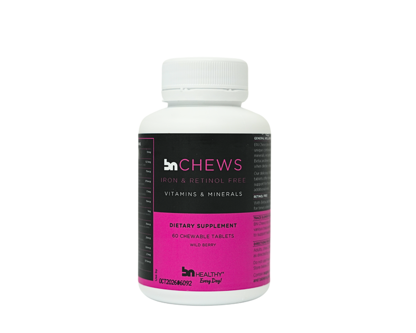 BN Chews Wild Berry Iron Free - Chewable Multivitamins