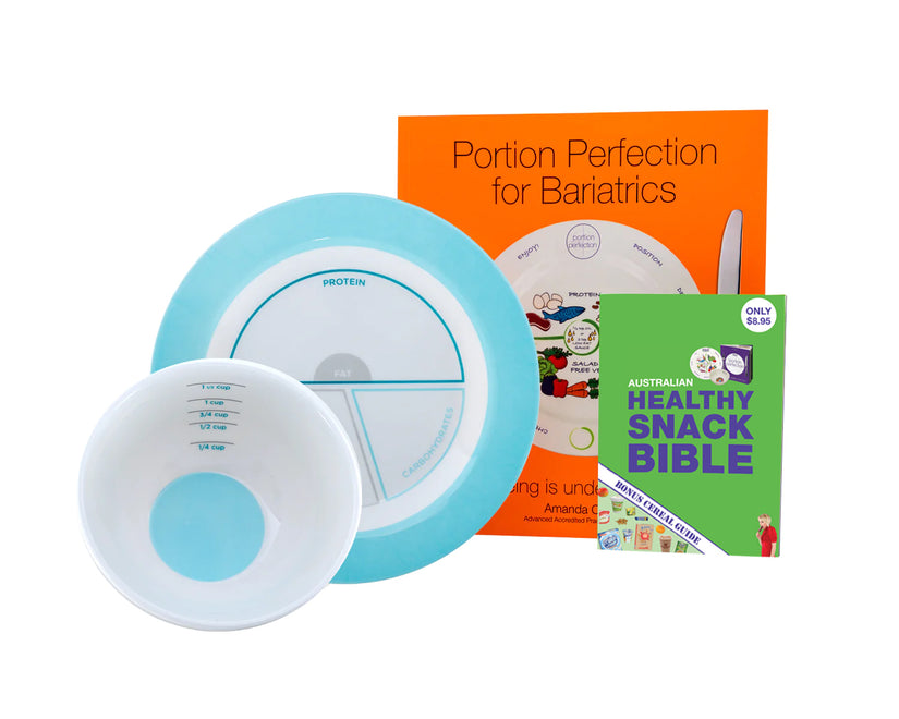 BN Portion Control Kit - BN Plate, BN Bowl (melamine) WLS Books