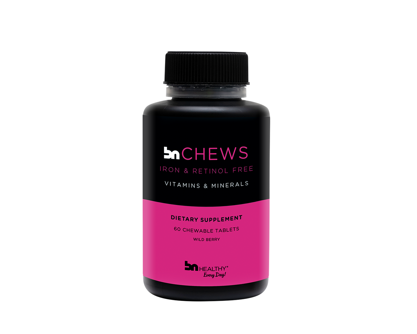 BN Chews Wild Berry Iron Free - Chewable Multivitamins