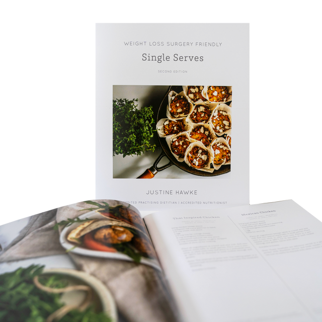 Single Serves Recipe Book Open